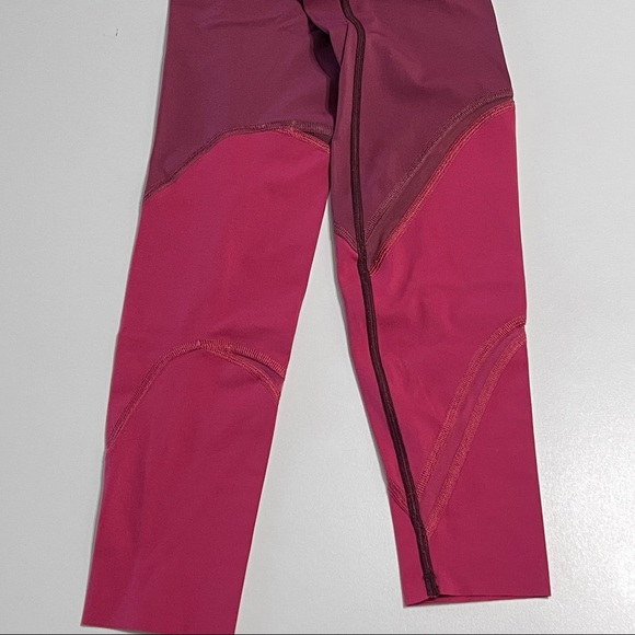 Lululemon fast and free color block leggings - Picture 2 of 3